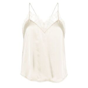 IRO Berwyn Cream Silk and Lace Cami